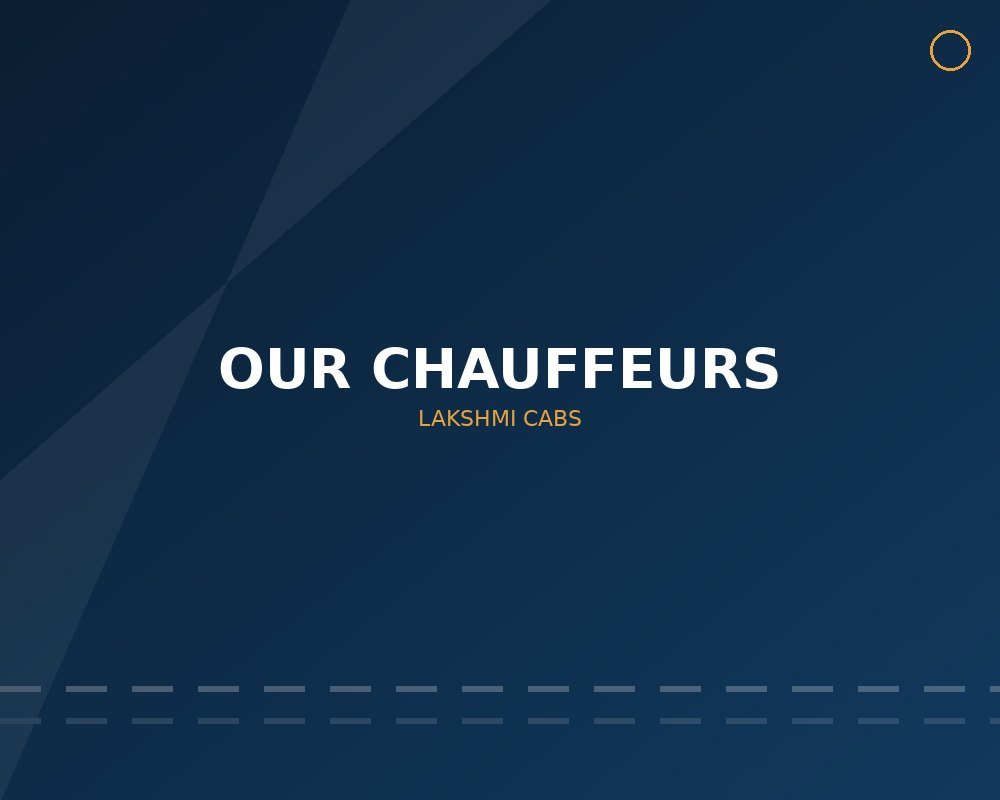 Lakshmi Cabs chauffeur